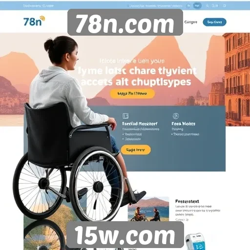 Acessibilidade e interface do site 78n.com