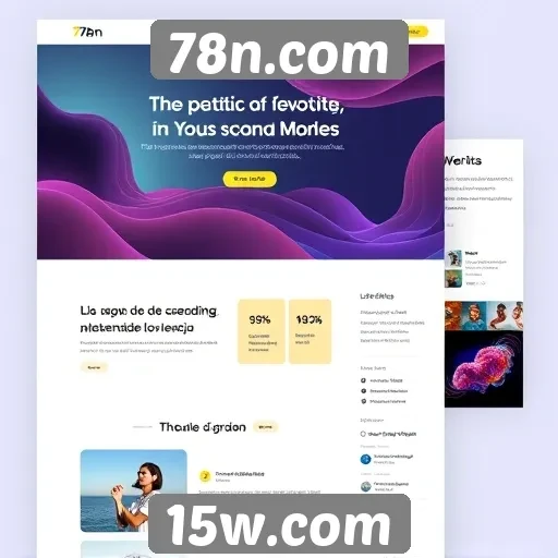 A evolução do design no site 78n.com